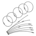 thumbnail image 2 of 10pcs Hang Wire Chain Tag Screw Lugga Rope Gadt Ring Keychain Tool Cable Key Steel, 2 of 4