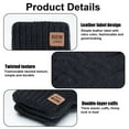 thumbnail image 2 of Abaima 2 Pairs Winter Wool Gloves for Men Women, Fleece Lined Knit Gloves with Touchscreen Fingers, Elastic Thermal Knit Lining Warm Gloves for Cold Weather, 2 of 8