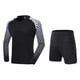 thumbnail image 3 of Uniforme de portero, traje de portero de fútbol, ​​poliéster, regalo, negro, versátil, para niños S, 3 of 9