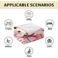 thumbnail image 6 of Hedgehog Blanket for Girls - 60"x80" Twin Size - Soft Fuzzy Plush Throws Gifts - Pink Cute Throw Blanket for Bed, Couch & Living Room, 6 of 6