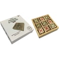 thumbnail image 3 of Zummy Natural Wooden Tic Tac Toe Game Puzzle - Mini Size, 3 of 3