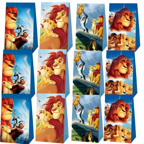 Lion King Simba Goodie Bags Party Favor Treat Supplies Birthday Candy Decorations