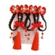thumbnail image 5 of Pinzas para el cabello chinas, pasadores para el cabello Chinoiserie, decoración de disfraces, rojo, Cheongsam chino, tocado con horquillas para boda Estilo E CUTICAT Pinzas de cabello, 5 of 8
