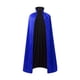 thumbnail image 1 of Capa de Halloween, capa medieval reversible para presentaciones en el escenario, disfraces, fiestas temáticas Negro Azul, 1 of 8