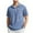 Blue, variant on Xysaqa Mens Henley T-Shirt Fashion Short Sleeve Cotton Shirts Casual Big & Tall Linen Shirts for Men Loose Fitted Regular Hippie Beach T-Shirt Tops with Button Pockets 3X 4X 5X Black Summer Savings