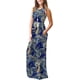thumbnail image 2 of Vestido largo suelto sin mangas de verano para mujer Vestido largo casual con bolsillos Fokelyi FSHY034-40, 2 of 3
