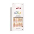 thumbnail image 6 of KISS Salon Design Press-On Nails, 'La Dolce Vita', Yellow, Medium Almond, 27 Ct., 6 of 7