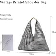 thumbnail image 3 of LHSHID Canvas Handbag for Women Ethnic Style Tote Top Handle Summer Beach Large Shoulder Bag, 3 of 6