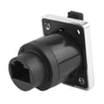 thumbnail image 5 of Conector de Red a Prueba de Agua RJ45 8P8C Conector Hembra de Montaje en Panel Conector Ethernet RJ45 (Estilo 2), 5 of 5