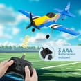 thumbnail image 6 of Bruce&Shark RC Plane 3 Channel P51 Remote Control Airplane Fighter Toys, 2.4GHz 6-axis Gyro Stabilizer RTF Glider Aircraft Plane with 2 Batteries, Easy to Fly for Adults Kids Beginners Boys, 6 of 9