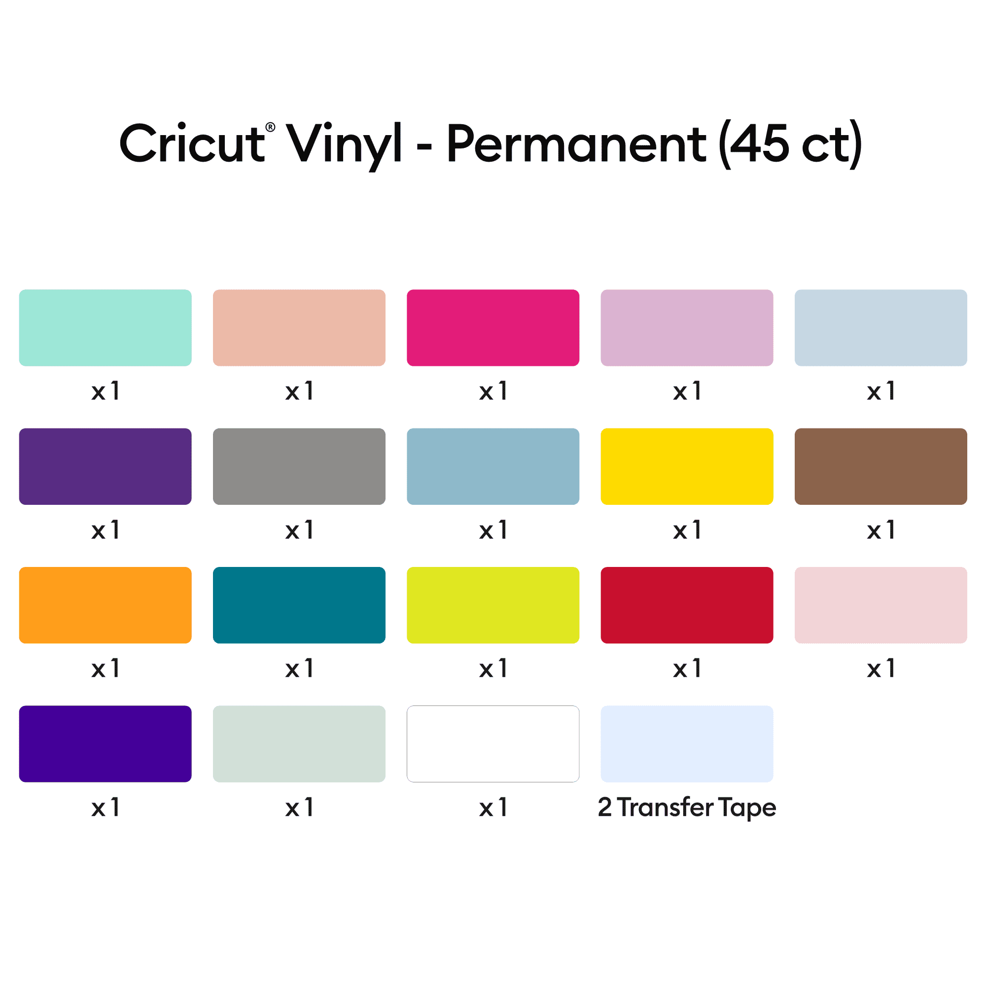 Permanent Adhesive Vinyl Rolls - 12 x 5ft Glossy Red Vinyl & Green Vinyl &  Transfer Tape Set,Red Permanent Vinyl and Green Vinyl for