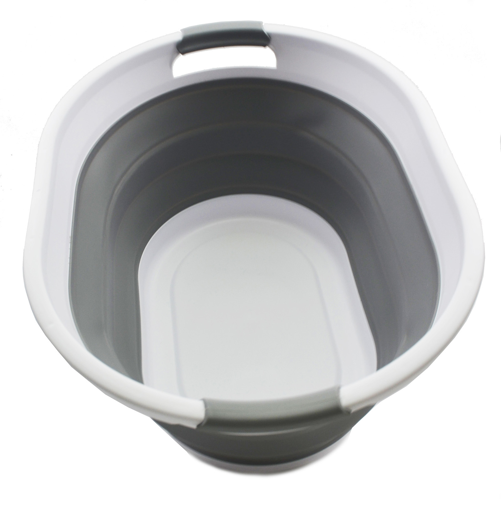 SAMMART 32L (8.4 gallon) Collapsible Plastic Laundry Basket Foldable