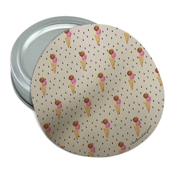 Ice Cream Waffle Cones Round Rubber Non-Slip Jar Gripper Lid Opener