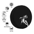 thumbnail image 6 of DouZhe Waterproof Spare Tire Cover, Dangerous Lion King Face Prints Adjustable Wheel Covers Fit for Jeep Trailer RV SUV Car, 14 inch, 6 of 7