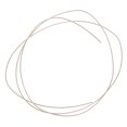 thumbnail image 1 of Vogacara 50cm 925 Sterling Wire for Beading Wire Jewelry Making Juguetes de construcción Plata 0.6 mm, 1 of 1