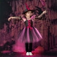 thumbnail image 2 of UAYOTSE Big Girls' Long Dress Halloween Style Court attire Sorceress Party Clothing Dress,Hot Pink 2-3 Years, 2 of 4