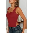 thumbnail image 4 of Womens Going Out Crop Tops Backless Tank Tops Summer Y2k Teen Basics Cute Clothes Red XS, 4 of 7