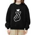 thumbnail image 3 of Gelikeya Oversized Girls Sweatshirt Valentines Day Crew Neck Funny Sweatshirts Trendy Oversized Loose Winter Clothes & 4-6 Years, 3 of 5