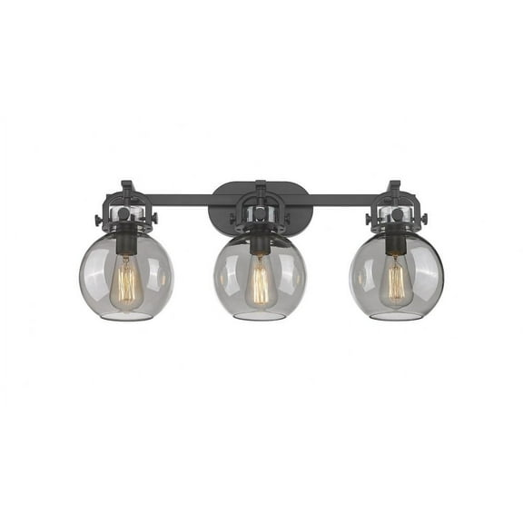 Innovations Lighting - Newton Sphere - 3 Light Bath Vanity In Industrial