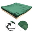 thumbnail image 2 of Lona para arenero Tela Oxford Cubierta protectora a prueba de polvo Protección de lona 180 * 180 cm Cubierta para arenero Lona impermeable para jardín Piscina Arenero, 2 of 4