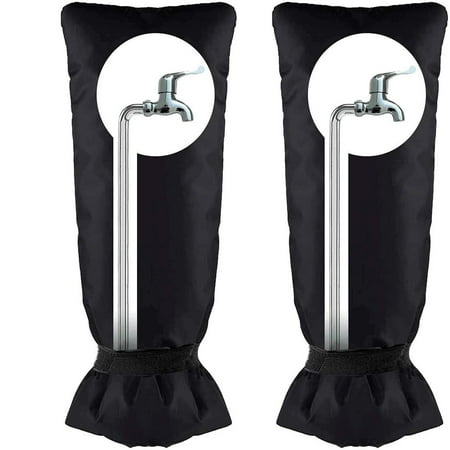 

Faucet Protective Cover Winter Outdoor Water Outlet Water Insulation Antifreeze Cover Tools Home Improvement Black