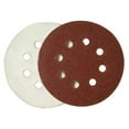 thumbnail image 3 of Dbuoem 10Pcs/Set 8 Holes Round Shape Grinding Sanding Discs Hook Loop Sandpaper Pad, 3 of 6