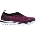 thumbnail image 2 of Women's Propet TravelActiv Slip On Sneaker Berry Heather Mesh 6 4E, 2 of 5