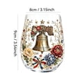 thumbnail image 2 of BBilaBu Patriotic Stemless Wine Glasses,Independence Day Wine Glass,for 4th of July Gifts Party Supplies Kitchen Decorations, 2 of 7