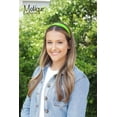 thumbnail image 5 of Motique Accessories 1 Satin Headband for Women and Girls (Neon Green), 5 of 5