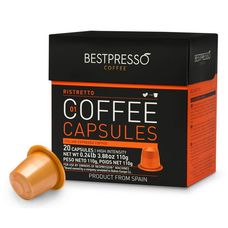 Nespresso Compatible Coffee Capsules - 50 Pod Single Flavor Pack - Best for Original Line Nespresso Machine 100% Arabica Espresso Pods by Jones Brothers Coffee - BPA Free Capsule GIGOLO - (Best Coffee Machine Reviews)