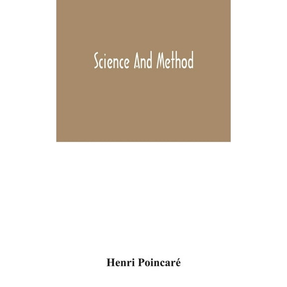 Science And Method, (Hardcover)