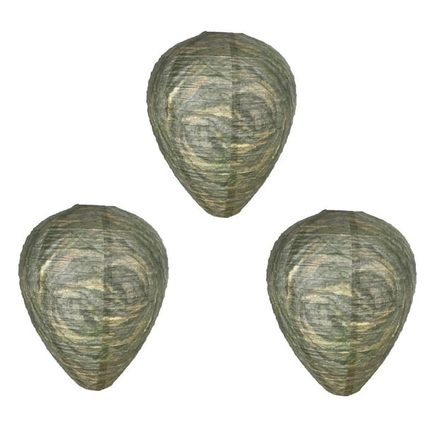 3 piezas de agentes repelentes de avispas colgantes, señuelo de abejas de nido seguro y eficaz Dauschwig Jasper impermeable