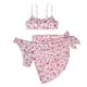 thumbnail image 2 of Traje de baño para mujer, traje de baño con tirantes estampados para mujer, conjuntos de bikini de moda, trajes de baño para mujer, 2 of 4