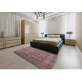 thumbnail image 4 of Ahgly Company Indoor Round Mid-Century Modern Chestnut Brown Oriental Area Rugs, 3' Round, 4 of 6