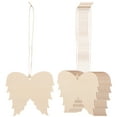 thumbnail image 4 of unbranded 1 Set of Hanging Wing Wooden Chips Blank Graffiti Wooden Slices Party Supplies, 4 of 8