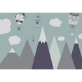 thumbnail image 2 of Kids Wallpaper Wall Mural - Balloon Land, 2 of 5