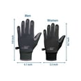 thumbnail image 2 of Deago Winter Gloves for Men Women Touch Screen Texting Warm Gloves Water Resistant Windproof Thermal for Running Cycling Driving Hiking, 2 of 9
