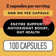 Papaya Enzymes & Organic Papain Enzyme Capsules - 600mg 100 Pills, Organic Papaya Powder Digestive Super Fruit Capsules