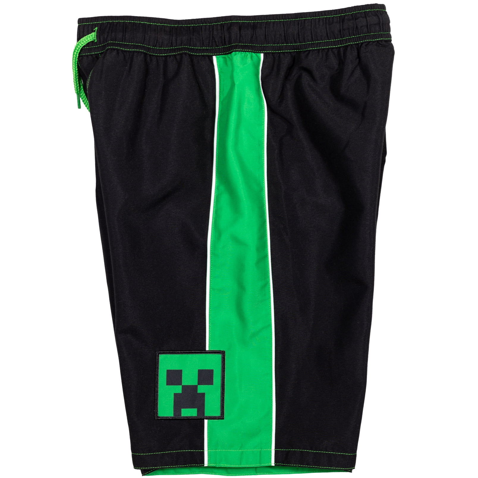 Minecraft Zombie Big Boys Rash Guard and Swim Trunks Outfit Set Little Kid to Big Kid