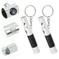 thumbnail image 3 of 2pcs Survival Whistles with Compass Flashlight Multifunctional Emergency Whistles, 3 of 8