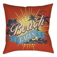 thumbnail image 3 of Artistic Weavers LTCH1509-1616 Litchfield Square Pillow, Poppy Red & Denim Blue - 16 x 16 ft., 3 of 7