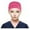Hot Pink, variant on Scrub Cap With Buttons Bouffant print Hat With Sweatband for Womens and Mens Pink One Size