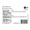 thumbnail image 3 of Yupik Candy Green Pinwheel Mints, 1Kg, 3 of 3