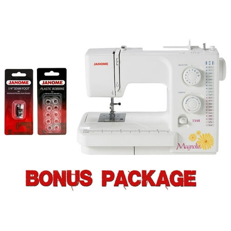 Janome Magnolia 40 Sewing Machine W Bonus Package Walmart Awesome Magnolia 7318 Sewing Machine Janome Magnolia 40 Sewing Machine W Bonus Package Walmart Awesome Magnolia 7318 Sewing Machine