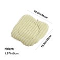 thumbnail image 3 of Short Pile Striped Pet Mat 48cm All Seasons for Cats and Dogs, Soft Resilient Padding Non Slip Grip Base, Comfortable Cushion for Sofa Bed Floor Daily Rest Gift, 3 of 7