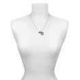 thumbnail image 2 of Delight Jewelry Acrylic Royal Blue Cheer Megaphone - Silvertone Senior Class of 2026 Dome Necklace, 18", 2 of 5