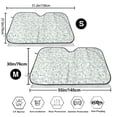 thumbnail image 3 of Kdxio Leaf Print Print Windshield Sun Shade,UV Rays and Sun Heat Protection,Sunshade for Car Windshield,Car Shade Front Windshield - Small, 3 of 6