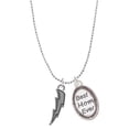 thumbnail image 1 of Delight Jewelry Silvertone Lightning Bolt Best Mom Ever Charm Necklace, 1 of 4