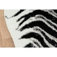 thumbnail image 3 of Erin Gates by Momeni Acadia Zebra Black Faux Hide Area Rug 5'3" X 7'10", 3 of 4