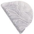 thumbnail image 3 of Round Placemats for Dinner Table Set of 6 Metallic Hollow Out Leaf Table Mat Pressed Vinyl Place Mats Table Decor, 3 of 5